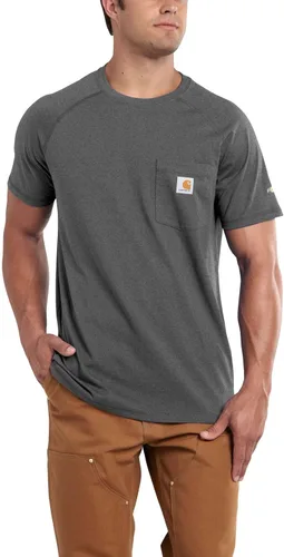 Vista 5 de Carhartt Men's Force Relaxed Fit Midweight Short Sleeve Pocket T-Shirt (100410 Prev. Delmont)