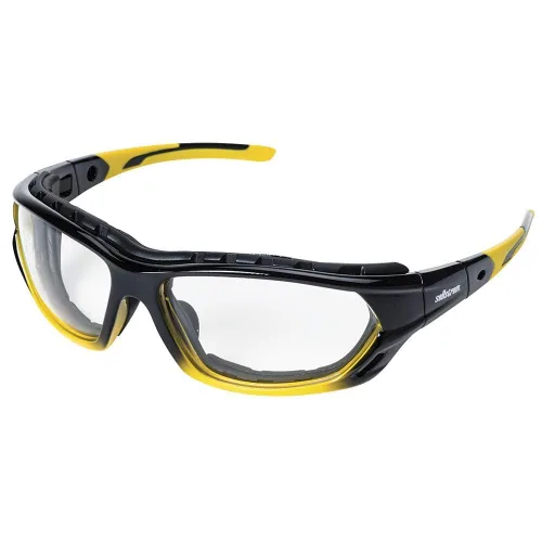 Vista 9 de Sellstrom SRX - Gafas de seguridad, gafas protectoras, antiniebla, lentes transparentes, patillas comoldeadas con revestimiento duro, S70000 Tinte