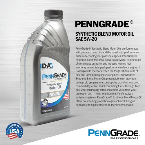 Vista 2 de PENN GRADE 62715, aceite de mezcla sintética SAE 5W-20, 6 galones