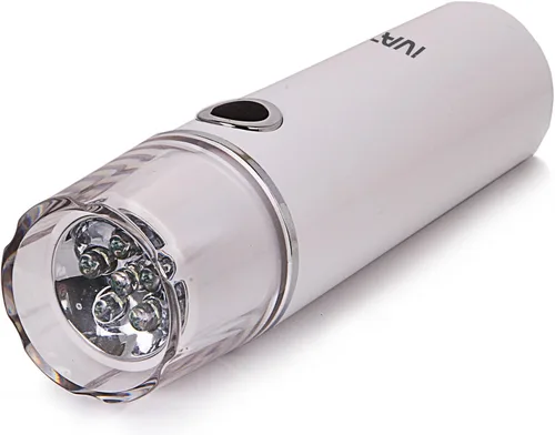 Vista 2 de Ivation Falla de energía de emergencia 6 luces LED y antorcha - Multiuso: luz de falla de energía, linterna recargable de mano y luz nocturna