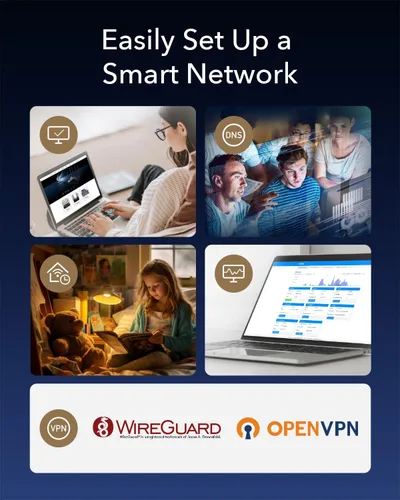 Vista 8 de Cudy AX3000 Wi-Fi 6 2.5G Mesh System, cubre hasta 4800 pies cuadrados, reemplaza el enrutador y extensor inalámbricos, soporta retorno Ethernet