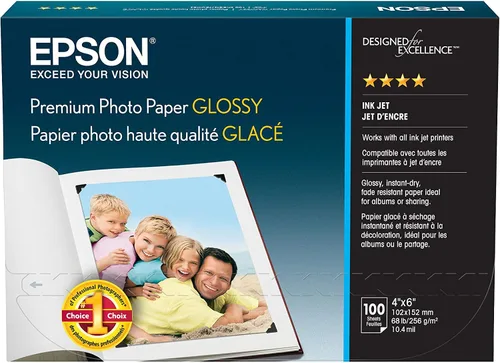 Vista 5 de Epson Expression Premium XP-7100 Impresora fotográfica inalámbrica a color con ADF, escáner y copiadora, negro, pequeño y papel fotográfico premium