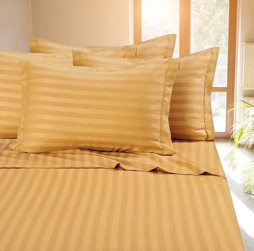 Vista 6 de CrystalTowels Super Luxury - Juego de sábanas de 4 piezas de hotel - Microfibra de doble cepillado - Sin arrugas - Bolsillos profundos - Sábanas