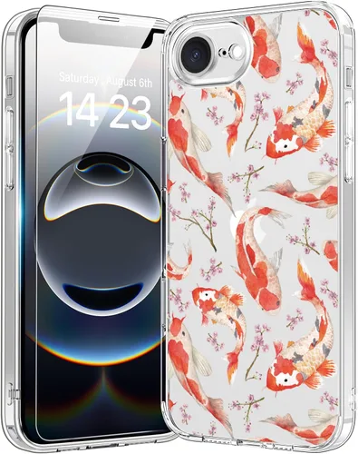 Vista 143 de bicol - Funda protectora a prueba de golpes para iPhone 15 Plus, funda delgada de acrílico transparente y diseños modernos para niña y mujer, 6.7
