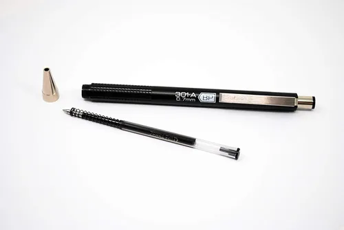 Vista 5 de Zebra Pen - Recambios F para bolígrafos F-301, F-301 Ultra y 301 A, punta fina, 0.028 in, negro, paquete de 12