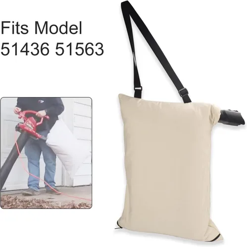 Vista 5 de 127-7040 Soplador de hojas Bolsa de vacío compatible con soplador de hojas Toro 137-2336 108-8994, 127-7040 Soplador de residuos bolsa de vacío