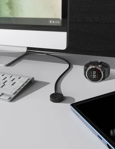Vista 6 de Sinoacc Cargador de 3.3 pies para Fossil Gen 6 / Gen 5 / Gen 5e / Gen 4 Smartwatch Cable de carga para Emporio Armani / Skagen Falster 2 / Misfit