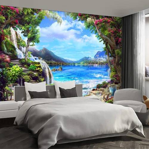 Vista 16 de Forest self Adhesive wall murals Peel and Stick Wallpaper - 58"x80" F01.