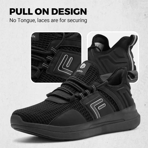Vista 3 de FitVille Zapatos deportivos anchos para hombre con puntera ancha - Fresh Core