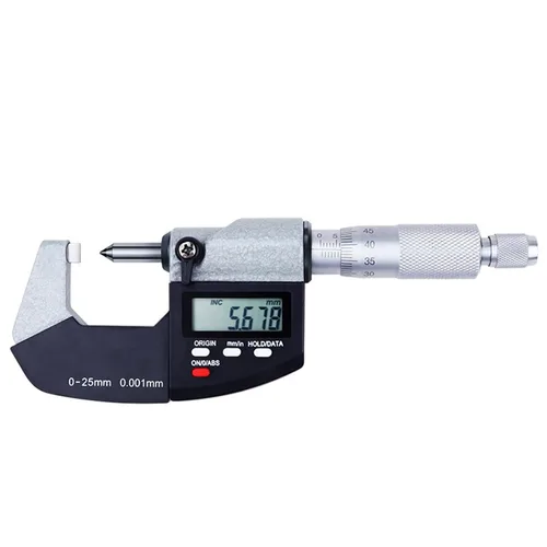 Vista 10 de Micrómetro digital con rango de medición de 0-1"/0-25mm, herramienta de medición de micrómetro electrónico, pulgadas/métrico