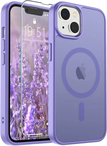 Vista 213 de SUPFINE Funda magnética para iPhone SE 2022 (3ª)/2020 (2ª), iPhone 8 (compatible con MagSafe) (protección contra caídas de grado militar), funda