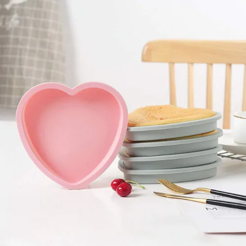 Vista 8 de Molde de silicona para pasteles en forma de corazón, 2 moldes antiadherentes para hornear, bandeja para hornear chocolate, regalo de San Valentín