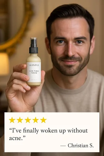 Vista 8 de Skinful Suero facial para piel propensa al acné - Suero anti acné para el acné facial y control de manchas, 2 onzas