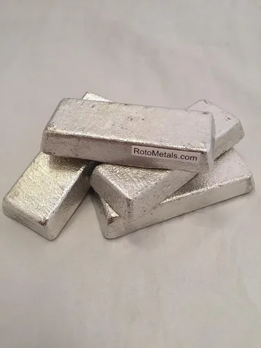 Vista 2 de Lingote de fundición de peltre RotoMetals Aleación R98 sin plomo - (estaño 98 %, bismuto 1.5 %, cobre .50 %)