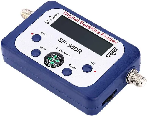 Vista 5 de Zopsc Mini medidor de satélite digital buscador de satélite LCD buscador de fuerza plato Sat Directv LCD Signal Strength Finder for Dish
