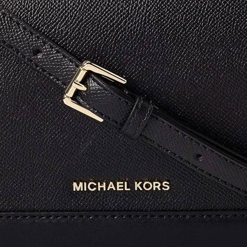 Vista 3 de MICHAEL Michael Kors Jet Set - Bandolera grande con solapa completa, Negro, talla única
