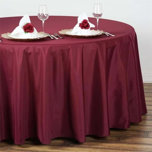 Vista 51 de Efavormart - Mantel redondo de poliéster de 108 pulgadas, 108 pulgadas, para bodas, fiestas, banquetes, restaurantes, color verde manzana