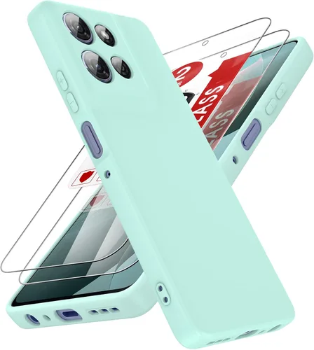 Vista 85 de LeYi Funda para Motorola Moto G Play 4G 2024: Funda para Moto G Play 4G 2024 con funda delgada y antiarañazos, silicona líquida a prueba de golpes