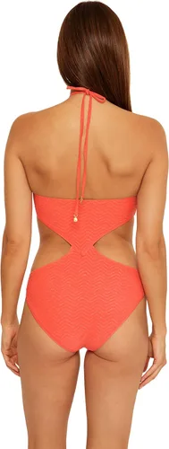 Vista 3 de Trina Turk Una pieza con cuello alto imperio estándar para mujer