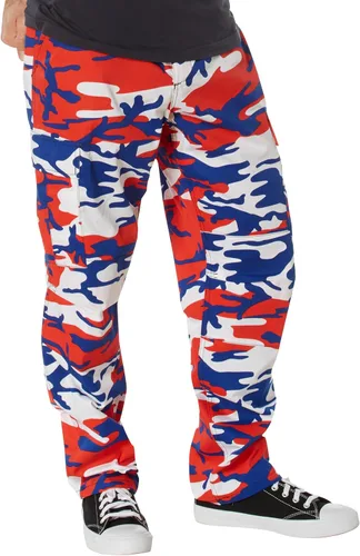 Vista 51 de Rothco: pantalones tácticos BDU – Pantalones cargo resistentes para senderismo al aire libre, EDC, uniforme de trabajo Uniforme de combate
