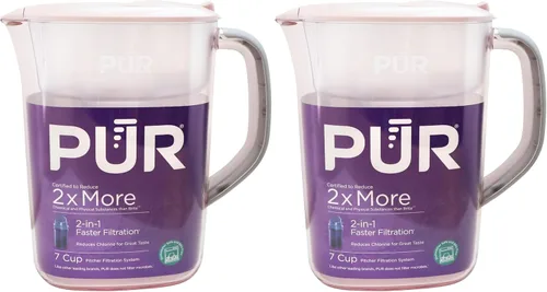 Vista 9 de PUR Jarra de Agua de 7 Tazas, 1 Filtro Genuino, Más Limpia, Agua de Excelente Sabor, Apta para Lavavajillas, Potente, Filtración Más Rápida, Diseño