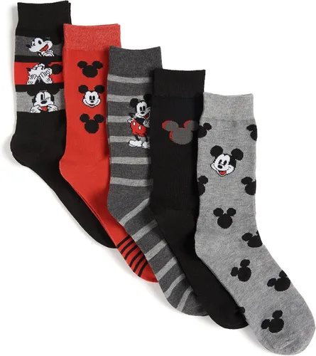 Vista 2 de Disney Mickey Mouse - Paquete de 5 calcetines para hombre