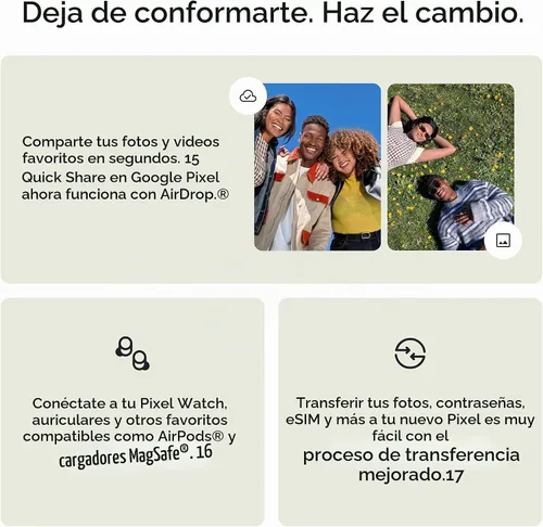 Vista 8 de Google Pixel 11 Pro Fold - Teléfono inteligente desbloqueado, Géminis - 1 Android, Inteligencia Gemini, batería de más de 24 horas, Pixel HiLight