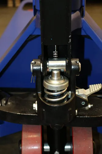 Vista 7 de Báscula de palet Jack con impresora térmica incorporada, capacidad de 5,000 x 1 libra, tamaño de horquilla de 48 x 27 pulgadas
