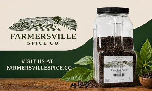 Vista 6 de Farmersville Spice Co. Semillas de lino, jarra con mango de 5 libras