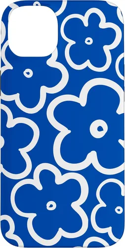 Vista 15 de Funda floral azul y blanca con diseño de flores silvestres para iPhone 16