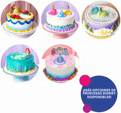 Vista 8 de DecorSet® Disney Princess Cenicienta Transforms Decoración para pastel, juego de 4 piezas para pastel de cumpleaños con figura y pegatinas de vestido