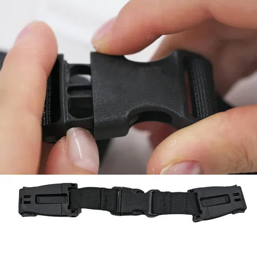 Vista 6 de Arnés de pecho para niños, protector de pecho antideslizante para bebé, bloqueo de correa de arnés antiescape, compatible con cochecitos, sillas