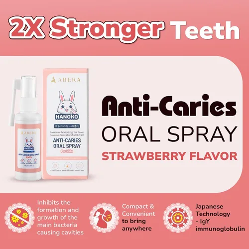 Vista 2 de Abera Spray oral anticaries para niños, ayudante de pasta de dientes para reparación de caries y aliento fresco, uso para recién nacidos a