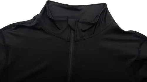 Vista 3 de SEFTETL Camisa de compresión de manga larga con cremallera de 12 para hombre