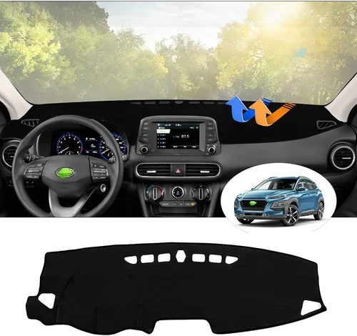 Vista 49 de Autorder Cubierta de salpicadero para Hyundai Sonata 2009 2010 Accesorios Dash Cover Upgrade Flannel Dash Mat Parasol Protector de rayos UV