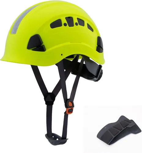 Vista 10 de Cascos de Construcción UNINOVA Casco de seguridad OSHA con suspensión ajustable de 6 puntos