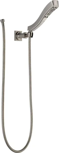 Vista 2 de Delta Faucet 55552-PN - Ducha de mano para montaje en pared, níquel pulido