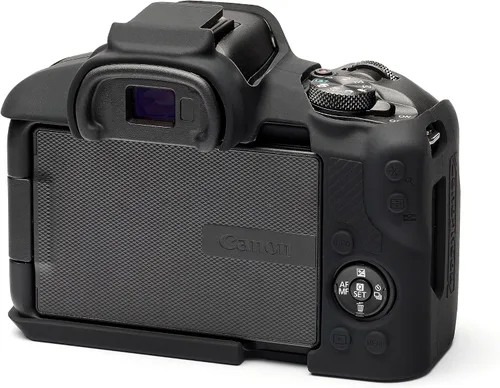 Vista 4 de easyCover Funda de silicona para cámara compatible con Canon R50 (negro)