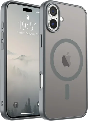 Vista 183 de SUPFINE Funda magnética para iPhone SE 2022 (3ª)/2020 (2ª), iPhone 8 (compatible con MagSafe) (protección contra caídas de grado militar), funda