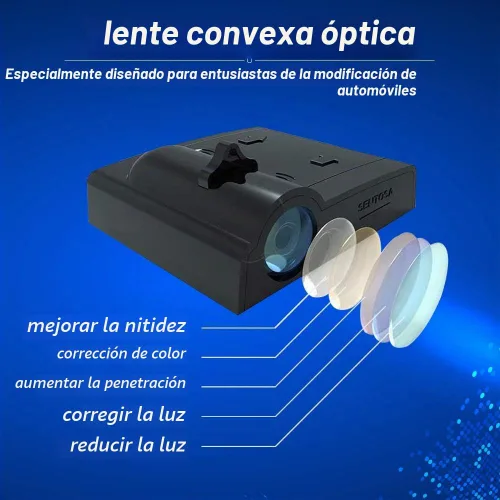 Vista 4 de 2 luces para puerta de automóvil, proyector de logotipo, esqueleto de calavera, universal, inalámbrico, para puerta de automóvil, luces LED