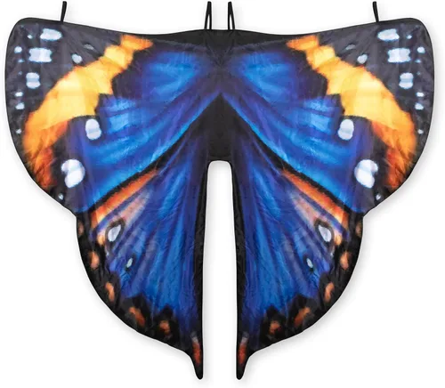 Vista 3 de Dress Up America Disfraz de mariposa para mujer, juego de alas de mariposa coloridas para adultos, diadema y máscara