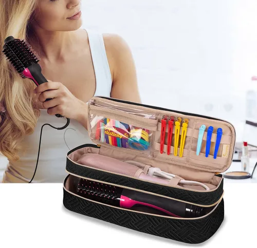 Vista 8 de Fasrom Estuche de Viaje de Doble Capa Compatible con REVLON Cepillo Secador de Pelo de un Solo Paso y Volumizador Original 1.0, Plus 2.0 y Estiliza