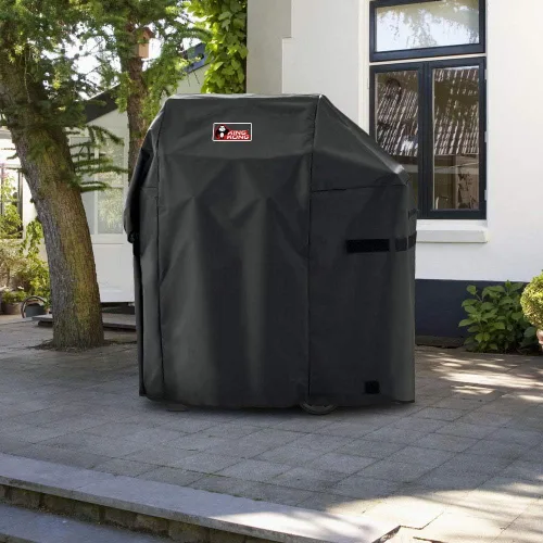 Vista 7 de Kingkong 7138 Premium Grill Cover para parrilla de gas Weber Spirit 200 y Spirit II 200 Series (en comparación con 7138) incluyendo cepillo, pinzas