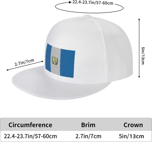 Vista 6 de LIFANGMI Gorra de béisbol ajustable con diseño de bandera de Guatemala para hombres y mujeres