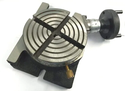 Vista 3 de 4" pulgadas - precisión del modelo horizontal y vertical de la tabla rotatoria de 328.1 ft m, rotatorio, fresado, tabla de la máquina
