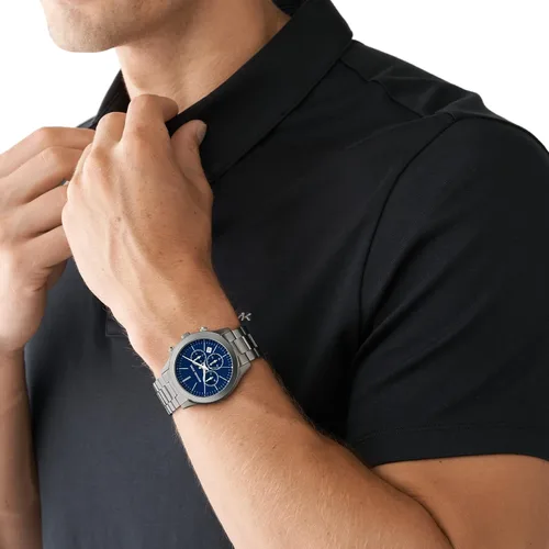 Vista 4 de Michael Kors - Reloj de cuarzo Slim Runway de acero inoxidable para hombre