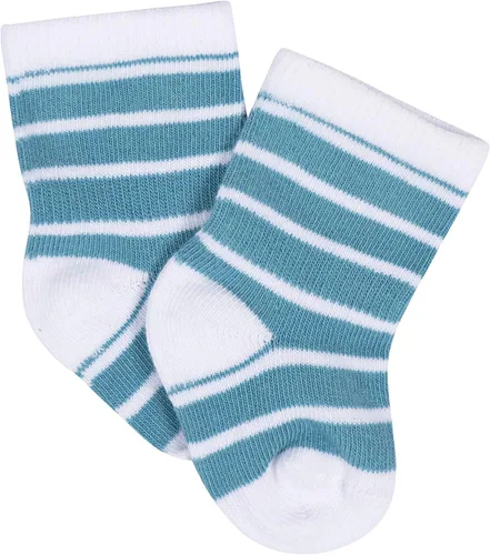 Vista 3 de Gerber baby-girls 8-pair Wiggle-proof Sock