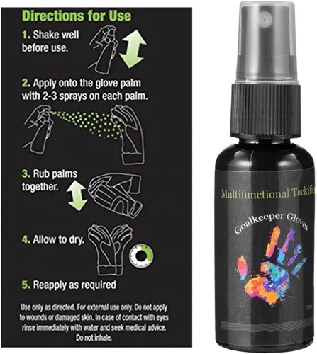 Vista 8 de Naysku Guantes de portero en aerosol de 1.0 fl oz, pegamento para guantes de portero, guantes de portero, spray de agarre de fútbol para guantes