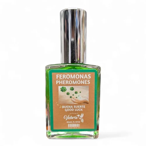 Vista 3 de Feromona Good Luck - Perfume de atracción unisex por Victoria - Buena Suerte - Botella de 1 oz
