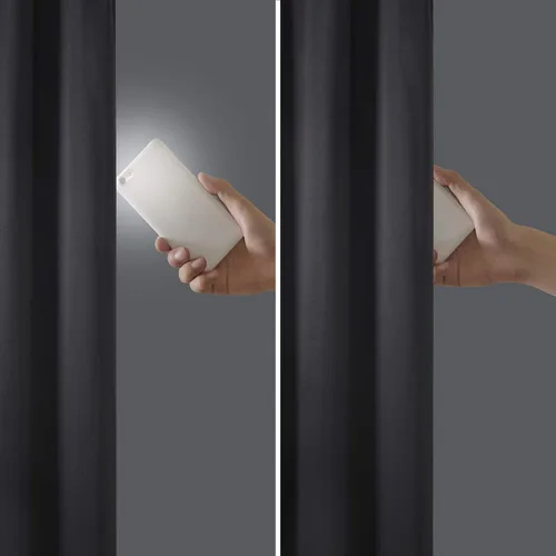 Vista 5 de Comfort Spaces Par de paneles de cortinas opacas con ojales en la parte superior, reducción de ruido, aislamiento térmico de eficiencia energética